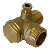 Ventil zpětný vnější 3/4"xvnější 1/2"